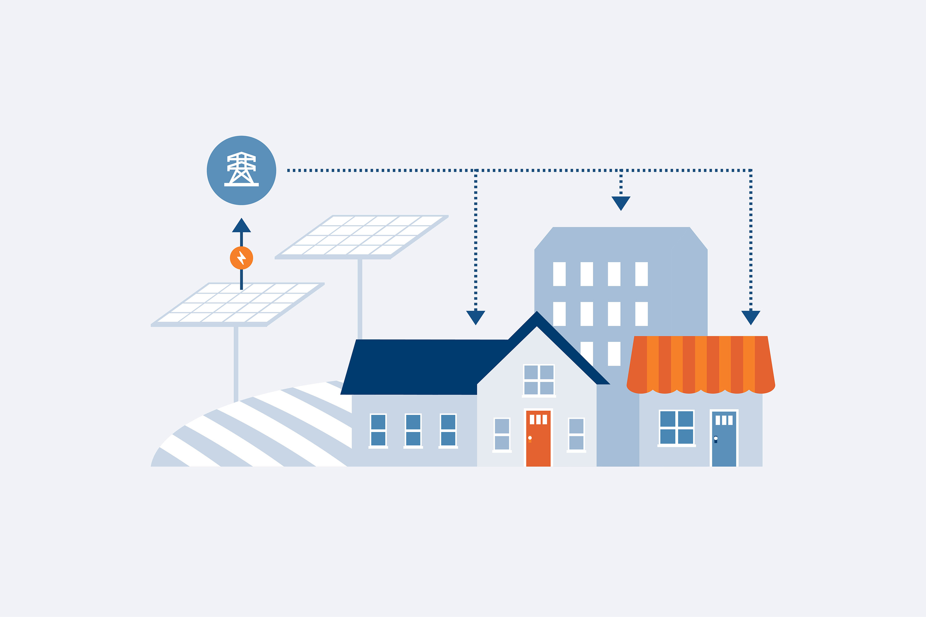 Connected Communities - Emerging Technology Illustration