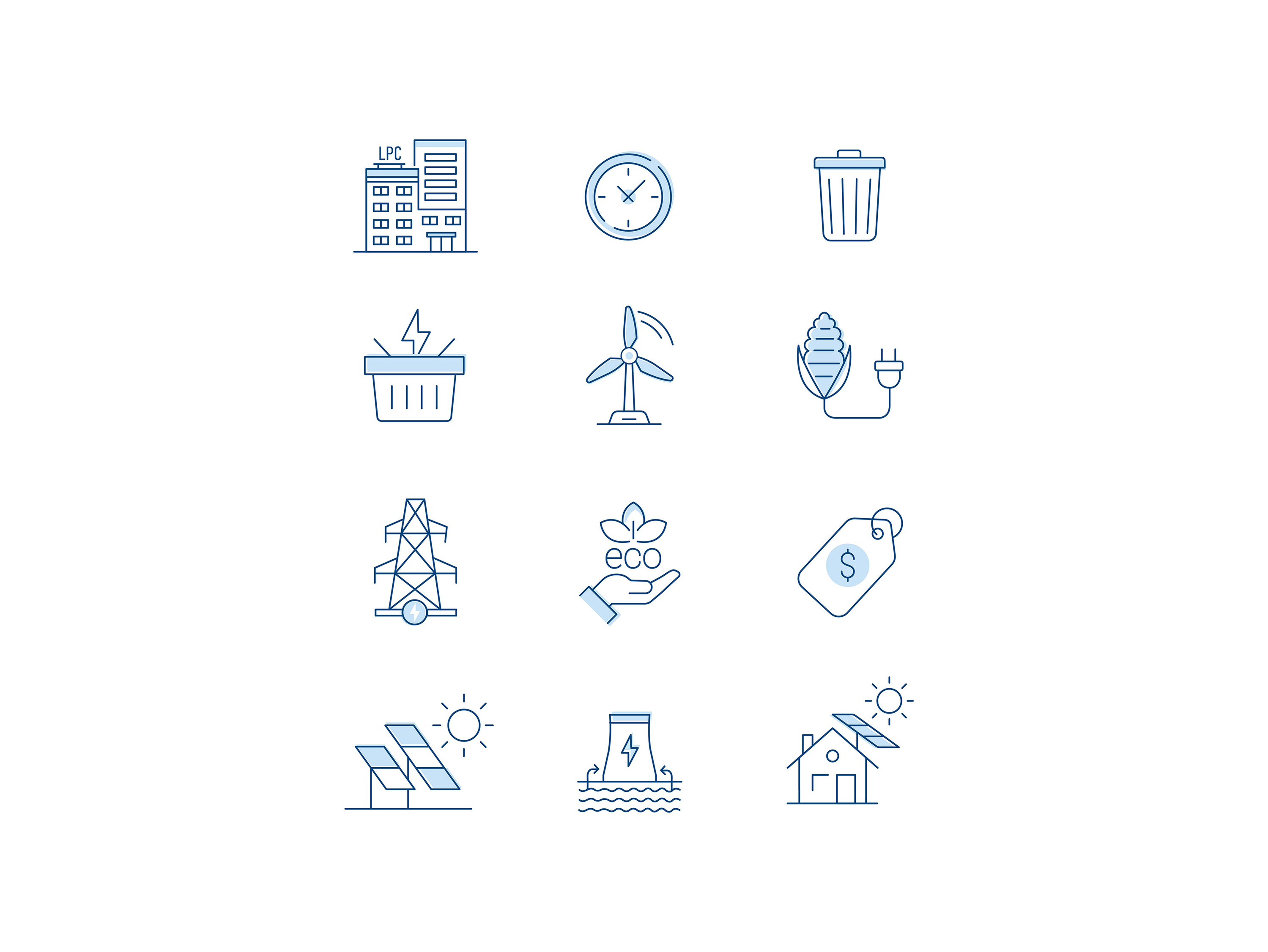 TVA Renewable Energy Icons